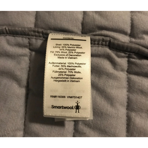 Smartwool Smartloft Gray Quilted Zip Skirt - Size Small - Picture 13 of 15